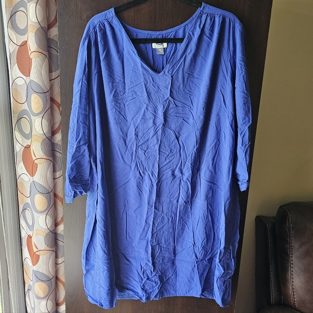 Old Navy Royal Blue Women's Long Sleeve Dress